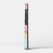 Gestuctuurde Roze Achtergrond Case-Mate iPhone Case (Achterkant / Links)