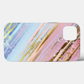 Gestuctuurde Roze Achtergrond Case-Mate iPhone Case (Achterkant (horizontaal))