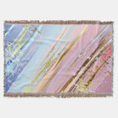 Gestuctuurde Roze Achtergrond Deken (Voorkant)