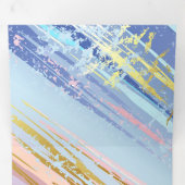 Gestuctuurde Roze Achtergrond Drieluik Uitnodiging (Binnenzijde eerst)