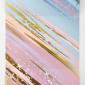 Gestuctuurde Roze Achtergrond Drieluik Uitnodiging (Binnenkant midden)