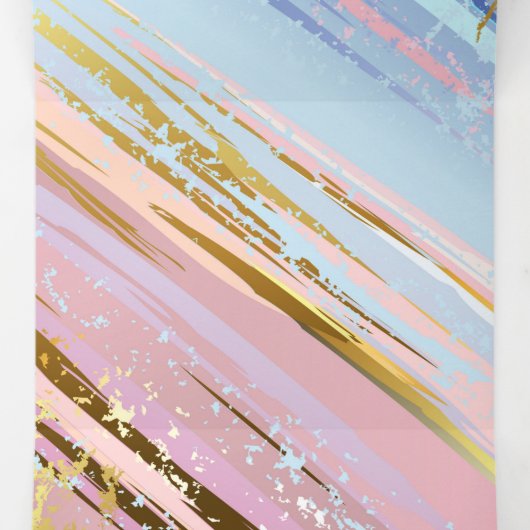 Gestuctuurde Roze Achtergrond Drieluik Uitnodiging (Binnenkant midden)