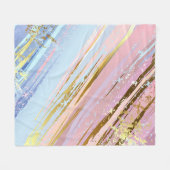 Gestuctuurde Roze Achtergrond Fleece Deken (Voorkant (Horizontaal))