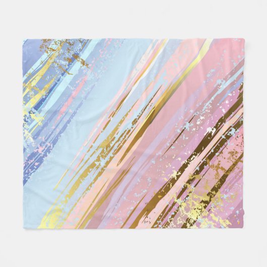 Gestuctuurde Roze Achtergrond Fleece Deken (Voorkant (Horizontaal))