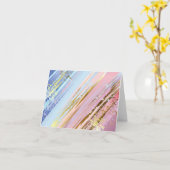 Gestuctuurde Roze Achtergrond Kaart (Gele Bloem)