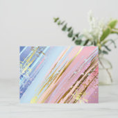 Gestuctuurde Roze Achtergrond Kaart (Staand voorkant)