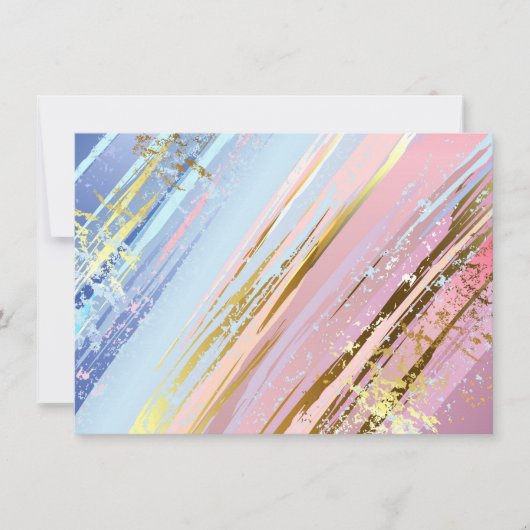 Gestuctuurde Roze Achtergrond Kaart (Voorkant)