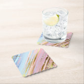 Gestuctuurde Roze Achtergrond Kartonnen Onderzetters (Insitu)