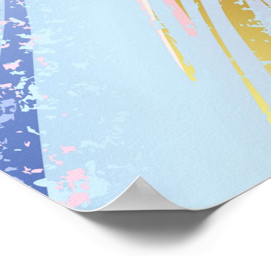 Gestuctuurde Roze Achtergrond Poster (Hoek)