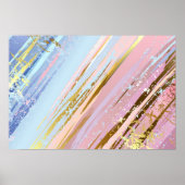 Gestuctuurde Roze Achtergrond Poster (Voorkant)