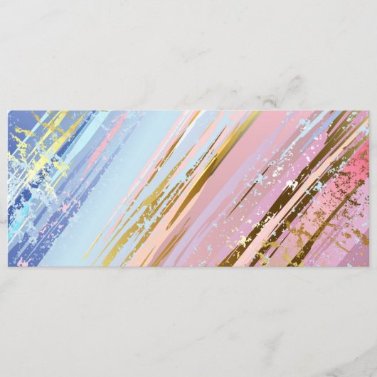 Gestuctuurde Roze Achtergrond Programmakaart (Voorkant)