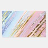 Gestuctuurde Roze Achtergrond Rechthoekige Sticker (Voorkant)