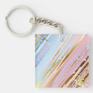 Gestuctuurde Roze Achtergrond Sleutelhanger