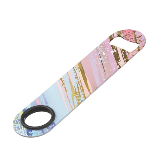 Gestuctuurde Roze Achtergrond Speed Flessenopener (Voorkant Gekanteld)