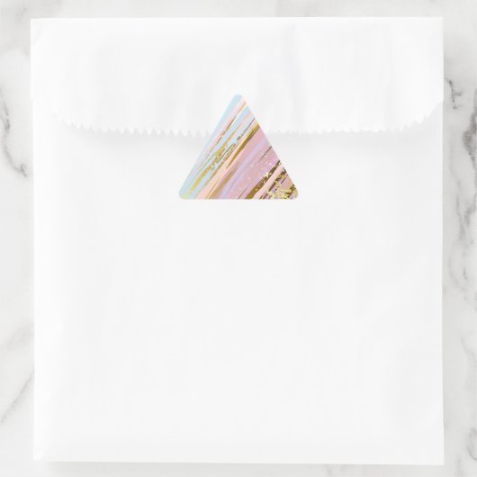 Gestuctuurde Roze Achtergrond Sticker (Tas)