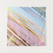 Gestuctuurde Roze Achtergrond Wandkleed (Voorkant (horizontaal))