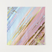 Gestuctuurde Roze Achtergrond Wandkleed (Voorkant)