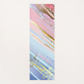 Gestuctuurde Roze Achtergrond Yogamat (Voorkant)