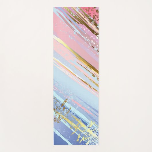 Gestuctuurde Roze Achtergrond Yogamat (Voorkant)