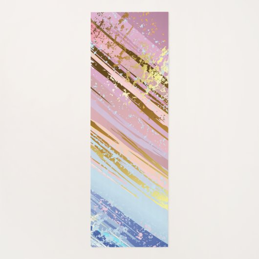 Gestuctuurde Roze Achtergrond Yogamat (Achterkant)