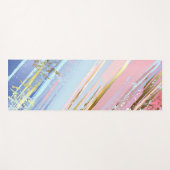 Gestuctuurde Roze Achtergrond Yogamat (Voorkant (horizontaal))