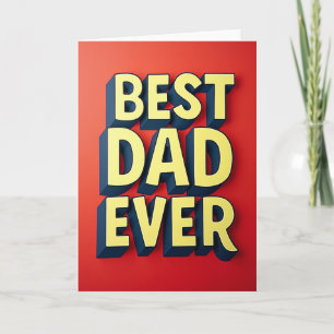 Gestuctuurde vadersdag briefkaart