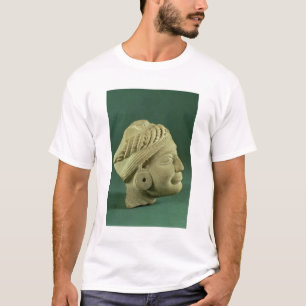 Gestuffte zandsteen met kop, Sarnath, 3de centu T-shirt