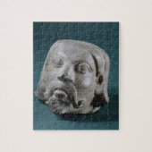 Gestuffte zandsteenkop van een buitenlander, Sarna Legpuzzel (Verticaal)