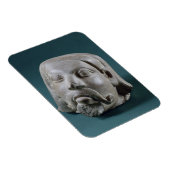 Gestuffte zandsteenkop van een buitenlander, Sarna Magneet (Rechterzijde)