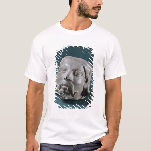 Gestuffte zandsteenkop van een buitenlander, Sarna T-shirt (Voorkant)
