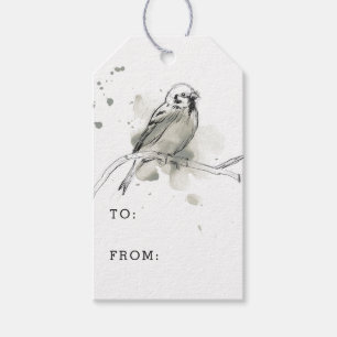 Gestural Bird Study Cadeaulabel