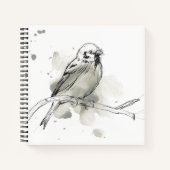 Gestural Bird Study Notitieboek (Voorkant)