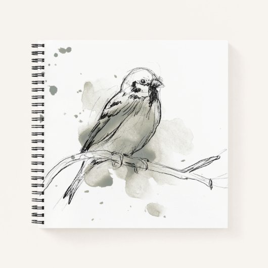 Gestural Bird Study Notitieboek (Voorkant)