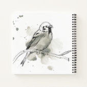 Gestural Bird Study Notitieboek (Achterkant)