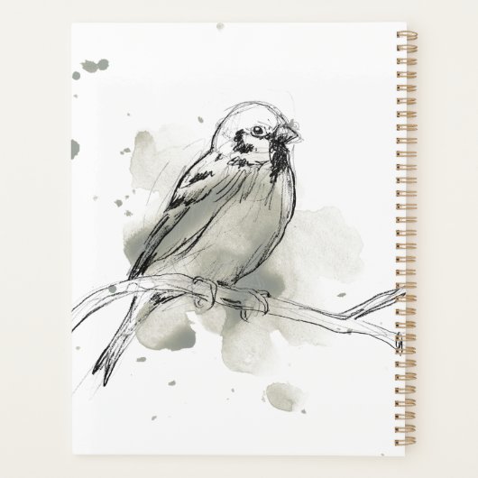 Gestural Bird Study Planner (Achterkant)