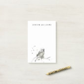 Gestural Bird Study Post-it® Notes (Op bureau)