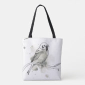 Gestural Bird Study Tote Bag (Achterkant)