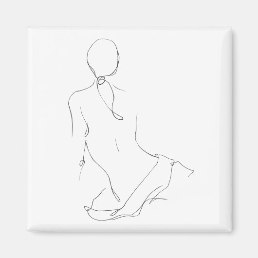 Gesturale contour magneet (Voorkant)