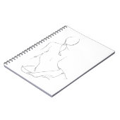 Gesturale contour notitieboek (Linkerzijde)