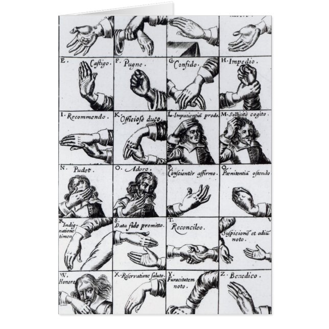 Gestures voor het onderdrukken van John Bulwer's ' (Voorkant)