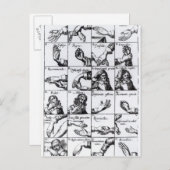 Gestures voor het onderdrukken van John Bulwer's ' Briefkaart (Voorkant / Achterkant)