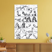 Gestures voor het onderdrukken van John Bulwer's ' Canvas Afdruk (Insitu (Woonkamer))