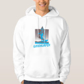 Gestylde windsurfer hoodie (Voorkant)