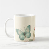 gestyled floral/spring vlinder koffiemok (Links)