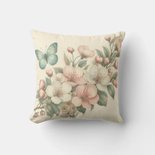  gestyled floral/spring vlinder kussen