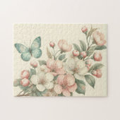 gestyled floral/spring vlinder legpuzzel (Horizontaal)