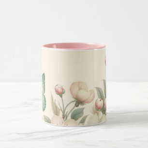  gestyled floral/spring vlinder mok