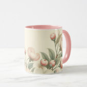 gestyled floral/spring vlinder mok (Voorkant rechts)