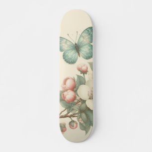 gestyled floral/spring vlinder persoonlijk skateboard