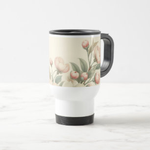  gestyled floral/spring vlinder reisbeker